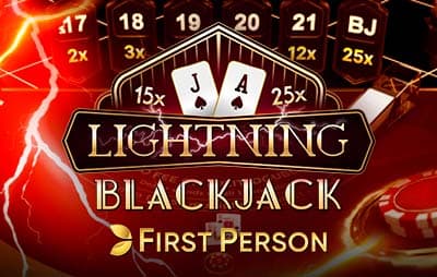 First Person Lightning Blackjack